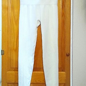 Light cream, ribbed leggings, s/m